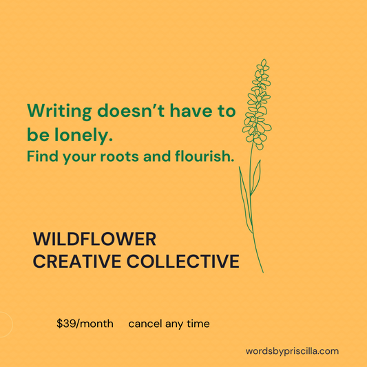 Wildflower Creative Collective | Monthly Writing Community & Online Co-Writing