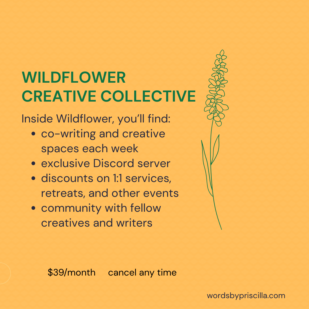 Wildflower Creative Collective | Monthly Writing Community & Online Co-Writing