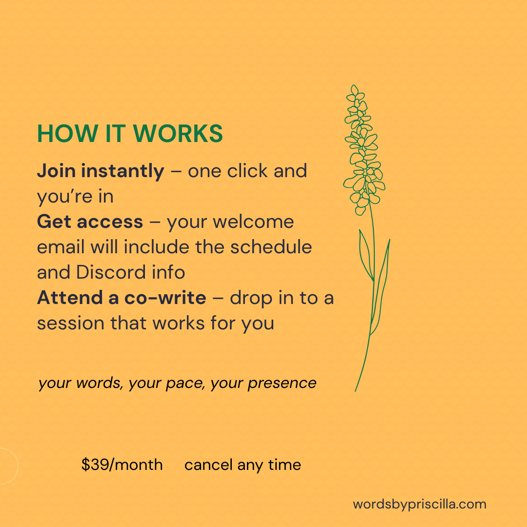 Wildflower Creative Collective | Monthly Writing Community & Online Co-Writing