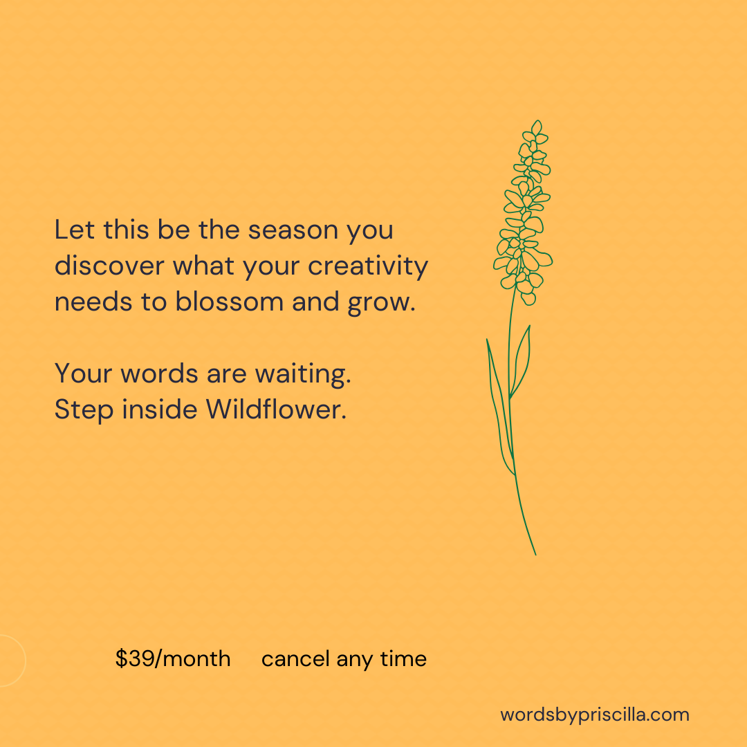 Wildflower Creative Collective | Monthly Writing Community & Online Co-Writing